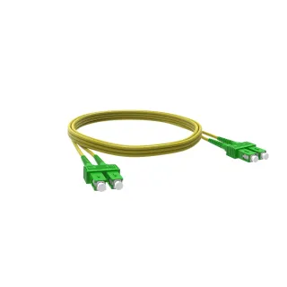 Jarretiere Optique Mono Os1/2 9/125 Apc Dplex Scapc/Scapc 2M