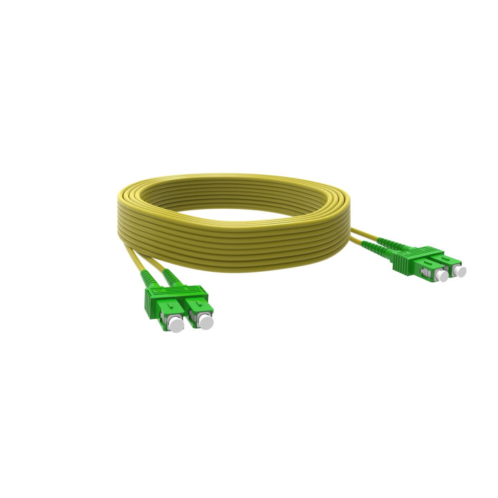 Jarretiere Optique Mono Os1/2 9/125 Apc Dplex Scapc/Scapc 10M