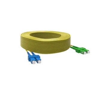 Jarretiere Optique Mono Os1/2 9/125 Apc Dplex Sc/Scapc 20M