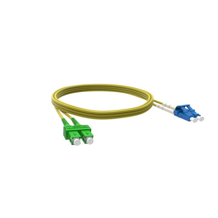 Jarretiere Optique Mono Os1/2 9/125 Dplex Lc/Scapc 2M