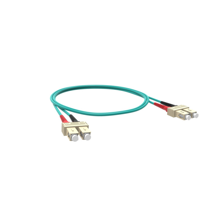 JARRETIERE OPTIQUE MULTI OM3 50/125 DPLEX SC/SC 1M