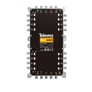 Nevoswitch 5X5X16 "F" Term/Casc. + Alimentation Quad