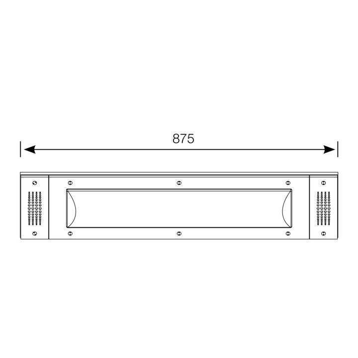 TITAN VIDEO 2010lm 4000K VAV IK11++/120j IP65 L875mm on off AT