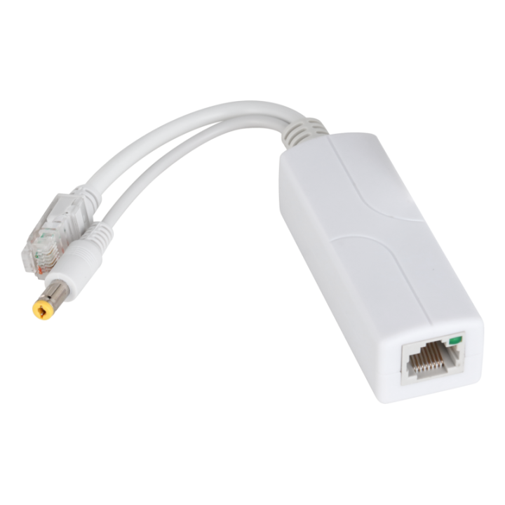 Alimentation adaptateur PoE sur câble réseau