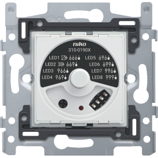 SOCLE, VARIATEUR À BOUTON ROTAT. UNIV., DÉPARASIT. TCC, À 3 FILS