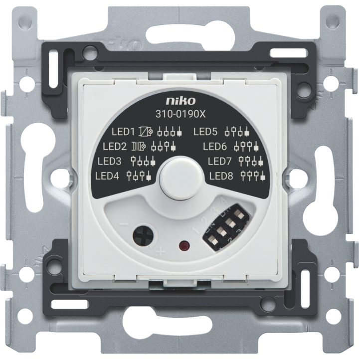 SOCLE, VARIATEUR À BOUTON ROTAT. UNIV., DÉPARASIT. TCC, À 3 FILS