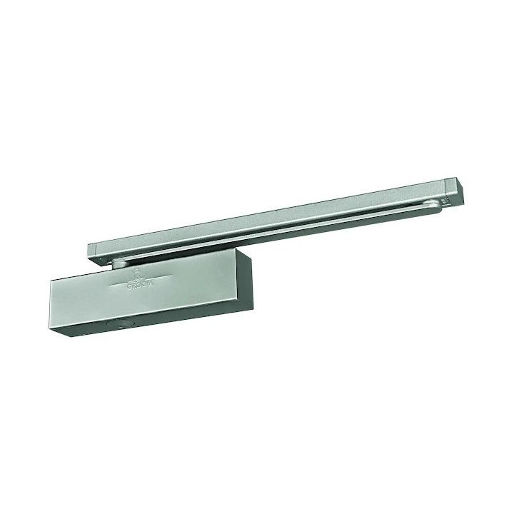 Ferme-porte GR 400 Force 3 fixe avec bras à glissière blanc RAL 9010