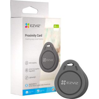 Cs-Dl-Ic-Cpu-R200 Ezviz Badge de contrôle d'accès 4 pièces grise