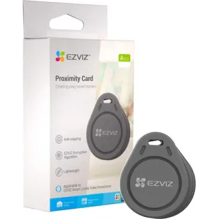 Cs-Dl-Ic-Cpu-R200 Ezviz Badge De Contrôle D'Accès 4 Pièces Grise