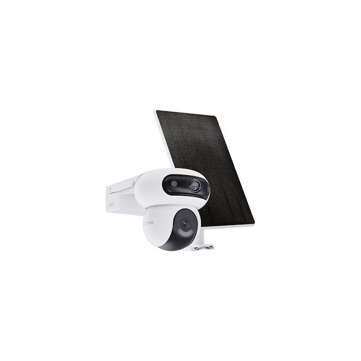 Cs-Hb90/Sp Kit de caméra Wi-Fi sur batterie à double objectif et double rotation avec un panneau