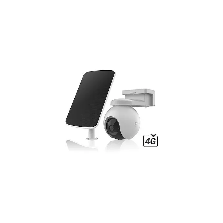 Kit Camera Sur Batterie 3Mp 4G + Panneau Solaire Eb8