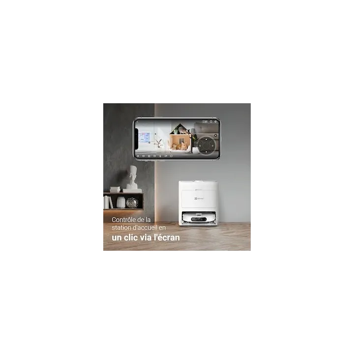 Cs-Rs2-Twt2 Robot Aspirateur & Serpillère Combiné/Caméra 3K/Station D'Accueil Tout-En-Un