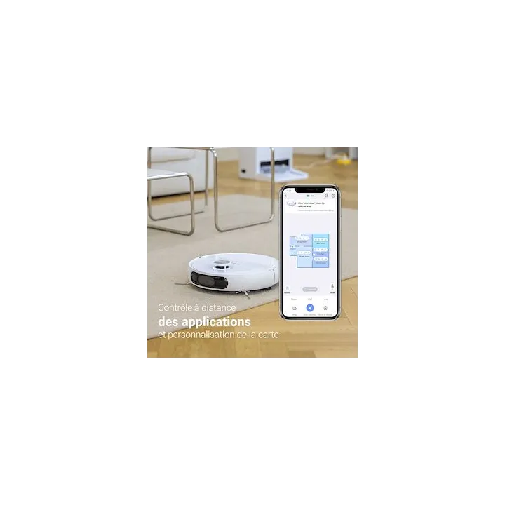 Cs-Rs2-Twt2 Robot Aspirateur & Serpillère Combiné/Caméra 3K/Station D'Accueil Tout-En-Un
