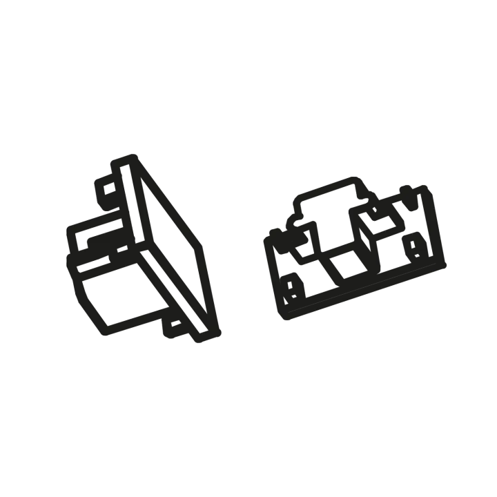 Embout De Finition Pour Rail De Tracklight 3 Phases
