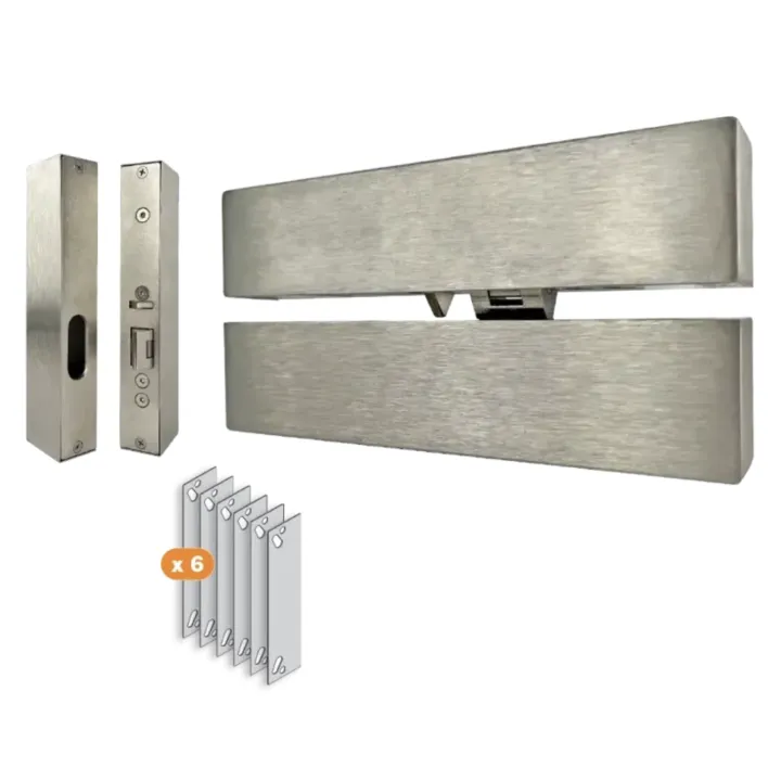 Verrou Électrique Issue De Secours En Applique Nf S 61-937 335 Is 6000 N Rupture 2 X Ctc 24/48V Dc Nf S61-937
