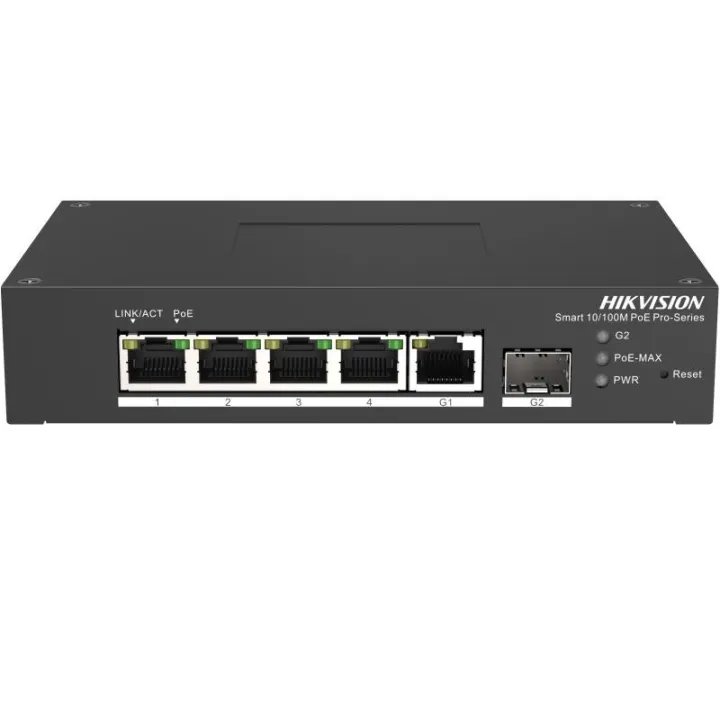 Ds-3T1306P-Si/Hs Commutateur Poe Intelligent Haute Résistance Fast Ethernet 4 Ports