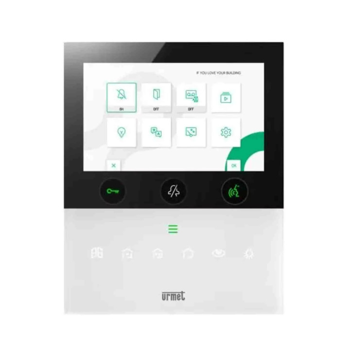 Moniteur VOG5W UP WIFI couleur mains-libres blanc