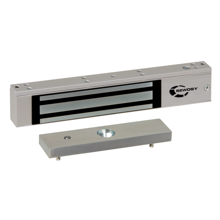 Ventouse Électromagnétique Applique 150 Dan 12-24V Dc + Ctc + Led