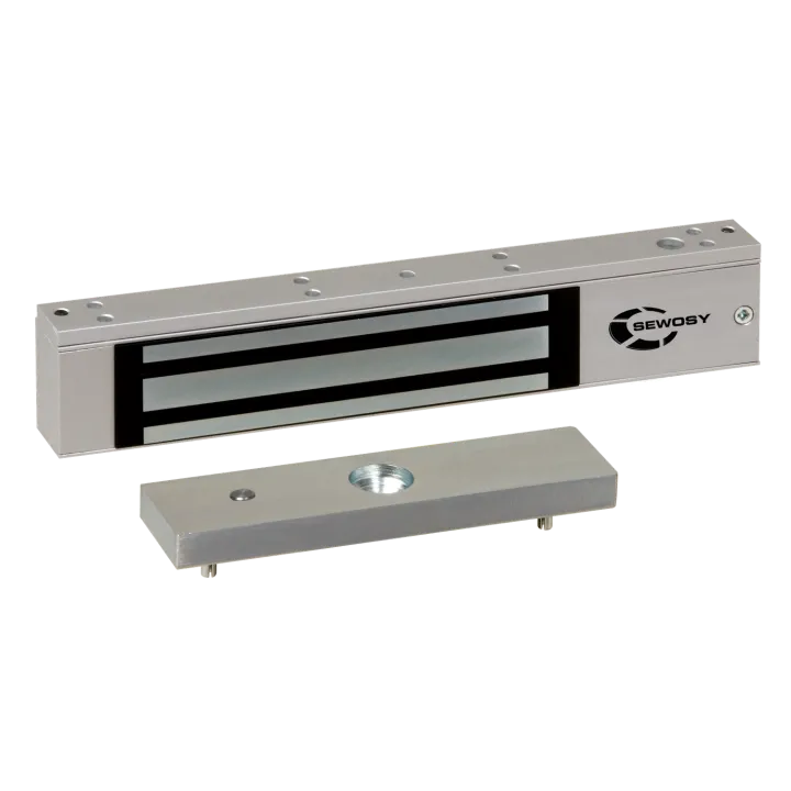 Ventouse Électromagnétique Applique 150 Dan 12-24V Dc + Ctc + Led