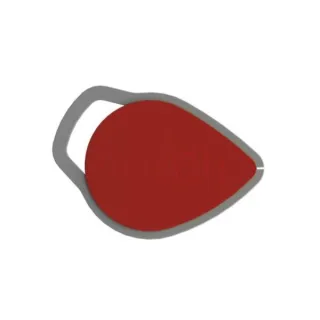 Badge Électronique De Proximi Mifare® Desfire®Light-Insert In Rouge