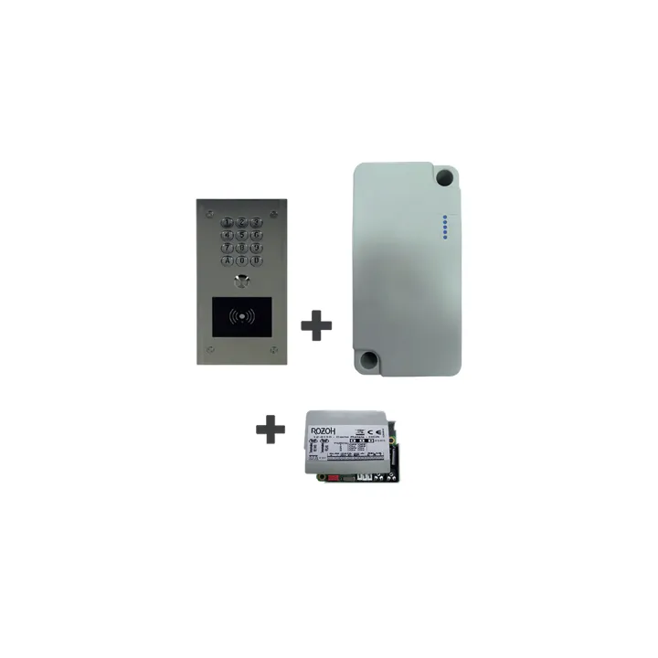 Kit Contrôle D'Accè Comprenant Un Clavier Codé Avec Lecteur