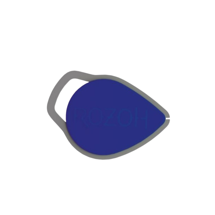 Badge Électroni De Proximité Mifare® Desfire®Light-Insert Bleu