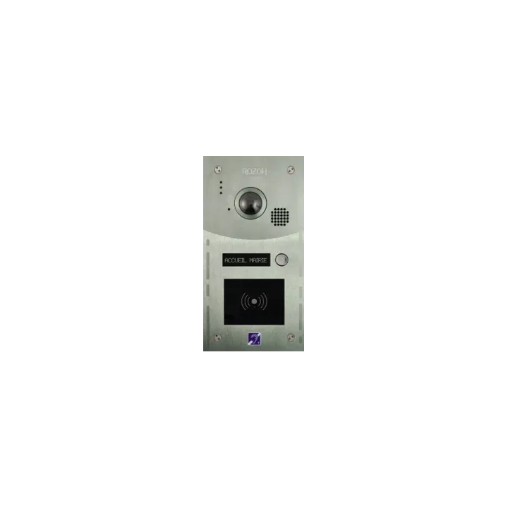Interphone 3 boutons avec lecteur de badges mains-libres-conform