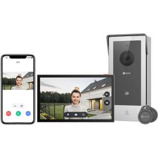 Interphone vidéo IP avec caméra 2MP, reconnaissance faciale, IP65