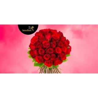 Bouquet 40 Roses Rouges Offert - Le Grand Jeu