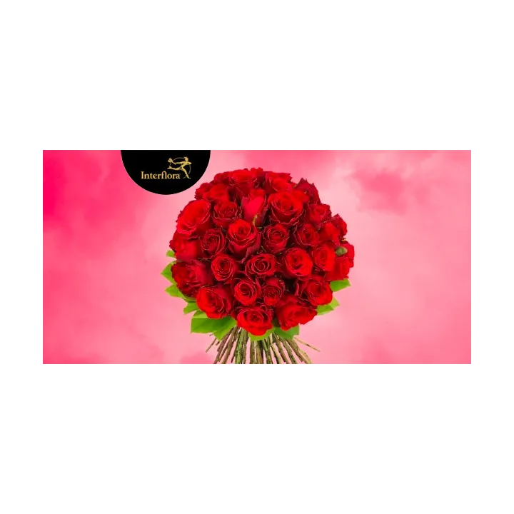 Bouquet 40 Roses Rouges Offert - Le Grand Jeu