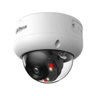 Caméra Dôme Ip 4Mp Ff 2.8Mm Ir40M Smart Dual Light Ip67/Ik10