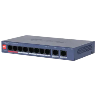 Switch Gigabit 8 Ports Poe, 2 Ports Uplink, Cloud Manageable