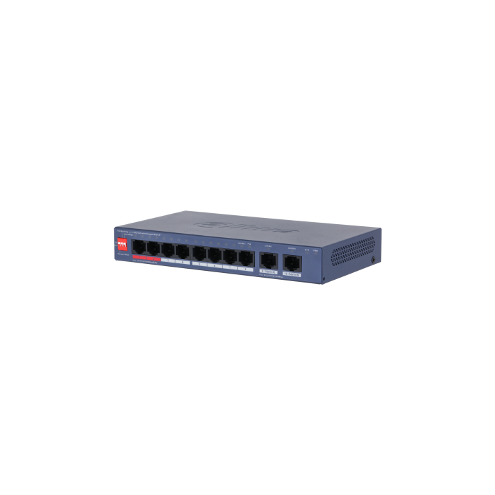 Switch Gigabit 8 Ports Poe, 2 Ports Uplink, Cloud Manageable