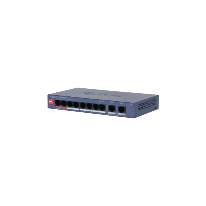 Switch Gigabit 8 Ports Poe, 2 Ports Uplink, Cloud Manageable