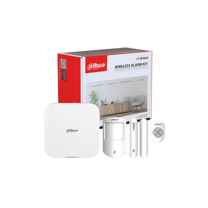 Pack Alarme Sans Fi, Hub2, 4G/Wi-Fi, Pircam, Contact, Télécommande
