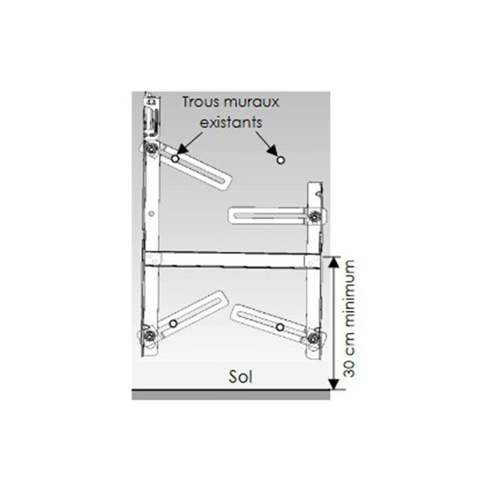 Accessoire Ingénio Fixation Universelle Pour Convecteurs
