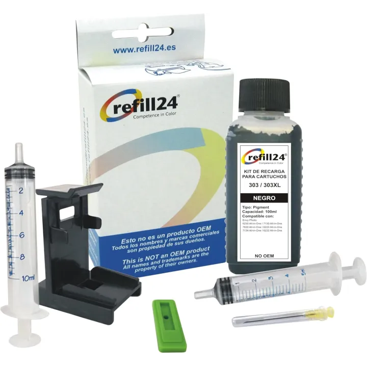 Kit-Card-3300 Recharge Cartouche Coul Pour Imprimante 300 Simple