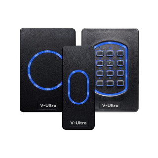 Lecteur V-Ultraslimp Vauban, Wiegand 32/56Bits, Noir, Câble 0,5M