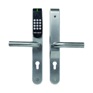 Béquille E100Ble-Carré7-Ent 70-Axe 50-Aveugle Ep40-49 Poignée L