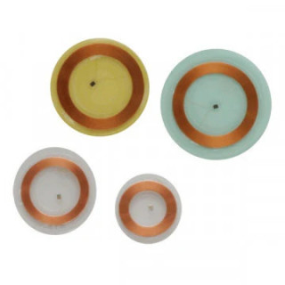 Tag Adhésif Diamètre 26 Mm Desfire Ev2 2K- Nxp 13 56Mhz 100