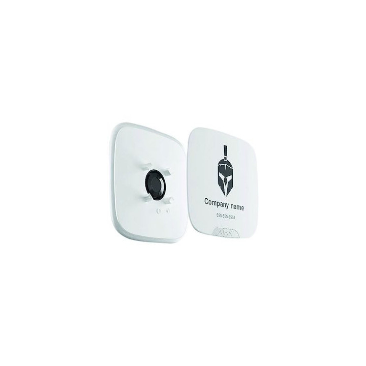 Capot de façade personnalisable pour sirène à l'unité