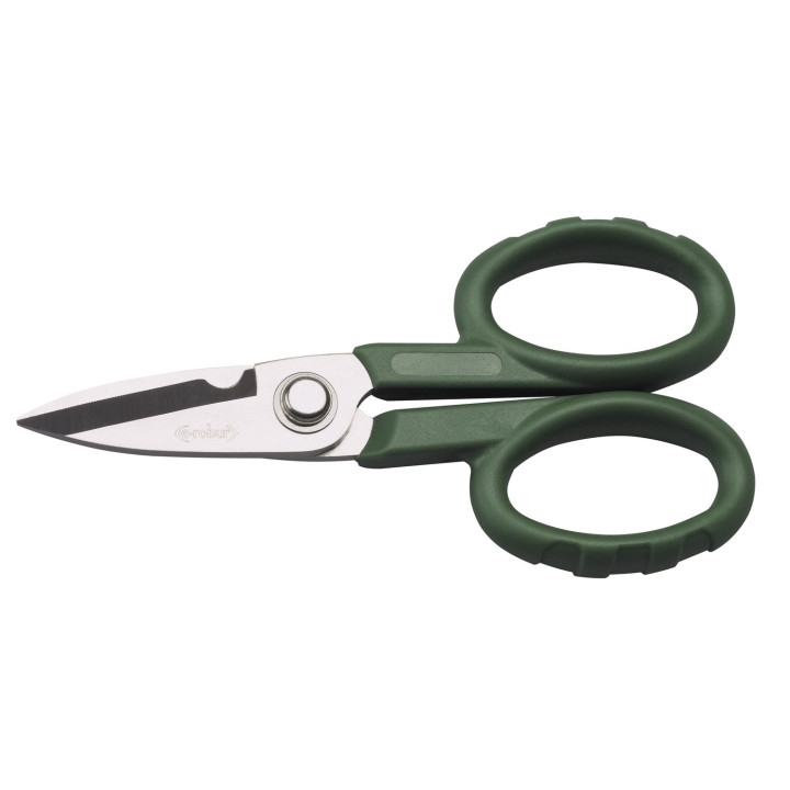 Ciseau Électricien A Encoche Bouts Pointus, Longueur 140 Mm.