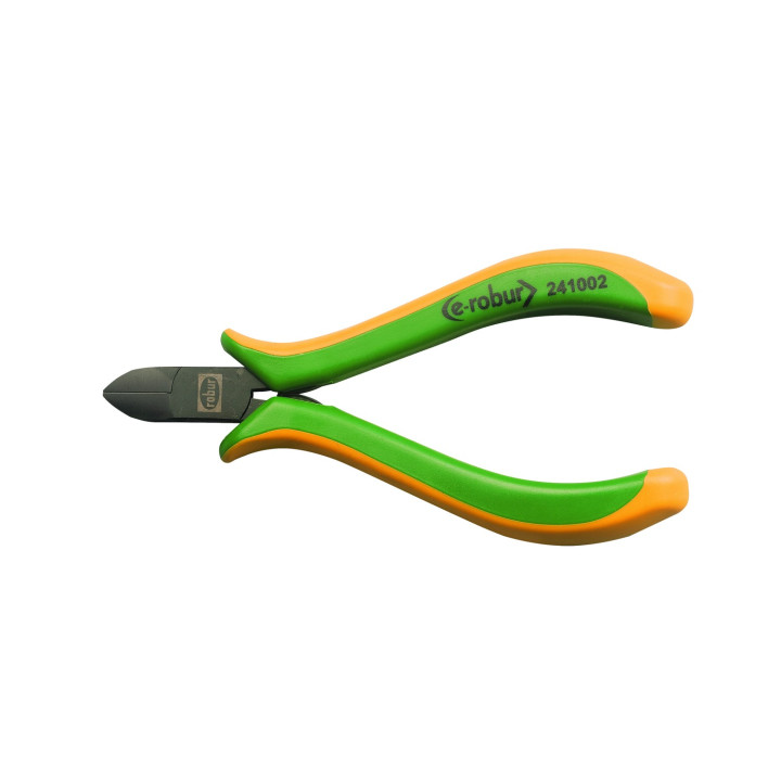 Pince Coupante Diagonale Coupe Rase Long 115Mm, Entrepassée, Manches Bimatière.