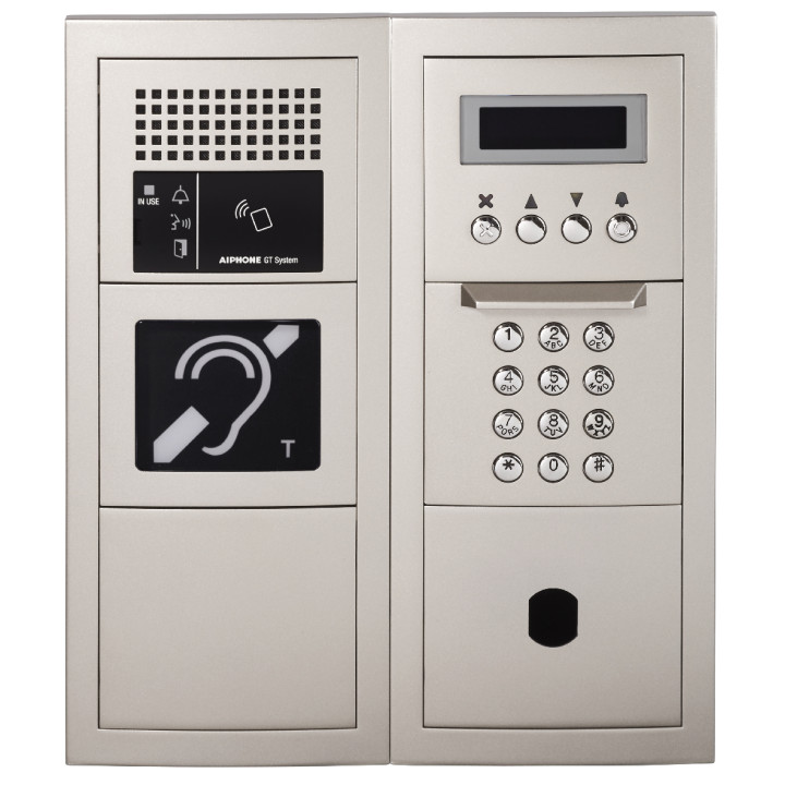 Platine audio modulaire à défilement avec boucle magnétique & emplacement VIGIK+