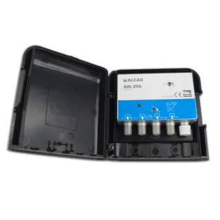 Péamplificateur De Mât, 2 Entrées-Uhf (Gain 32Db)-Dab/Fm (Gain 20Db)