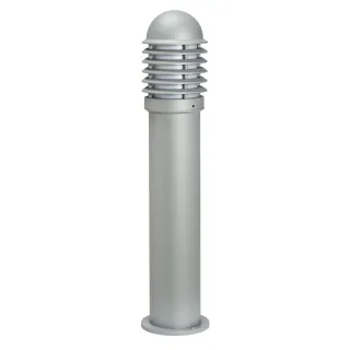 Caleo 1 - Borne Extérieure Ip44 Ik07, Gris, E27 100W Max., Lpe Non Incl., Haut.73Cm
