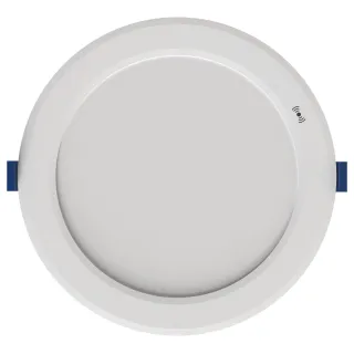 Flat-Iso Sensor-Plafonnier Downlight Ip65 Recouvr. 20W 2300Lm 2700/3000/4000K(3-Cct), Blanc