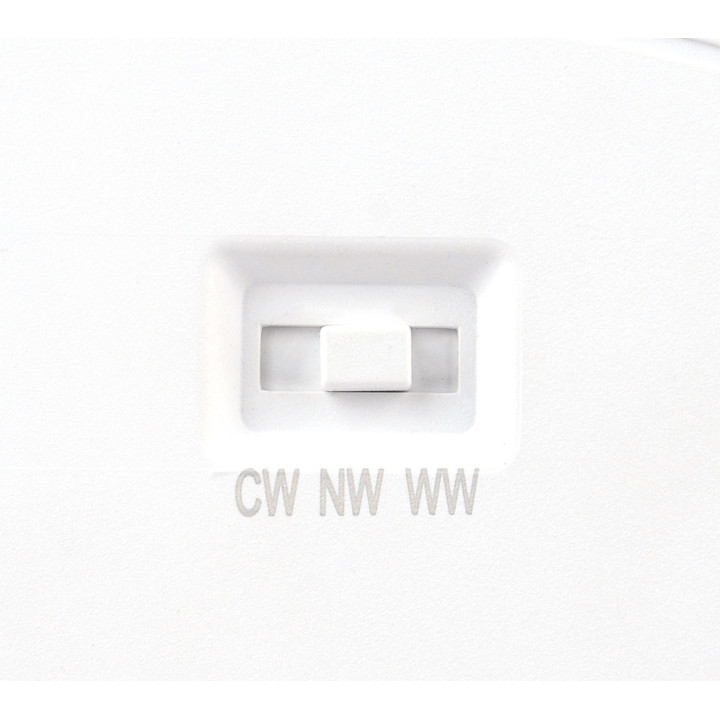 Plafonnier ROMI rond LED CCT : 3000K / 4000K / 6500K 48W 3150lm 30000h blanc