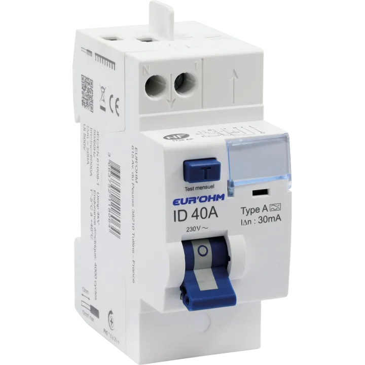 Interrupteur Différentiel Automatique 2P 40A / 30Ma / Type A