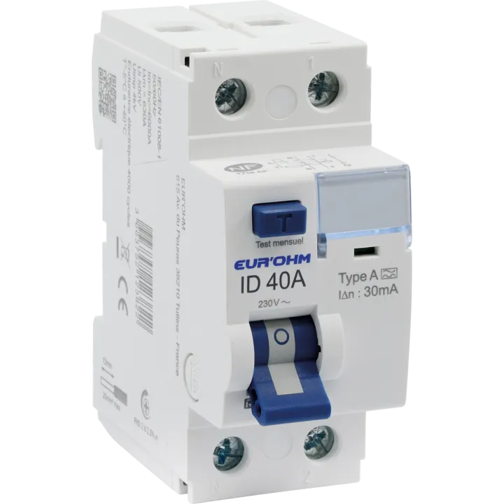 Interrupteur Différentiel 40A 30Ma Type A